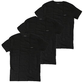 【P5倍】ポールスミス／PAUL SMITH "MEN T SHIRT 3 PACK” メンズ オーガニックコットンTシャツ・同色3枚セット(ブラック) M1A-389-M3PK 79／BLACK