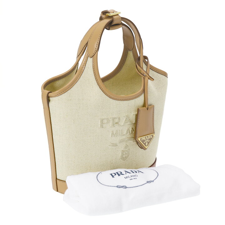 PRADA 2wayハンドショルダーバッグ ベージュ追加写真