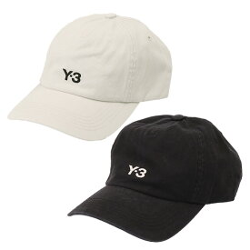 【クーポン5%OFF】アディダス・ワイスリー／ADIDAS・Y-3 ”DAD CAP" メンズ レディース・ロゴ入り・ベースボールキャップ・帽子(ホワイト・ブラック) IN2390・IN2391／TALC・BLACK