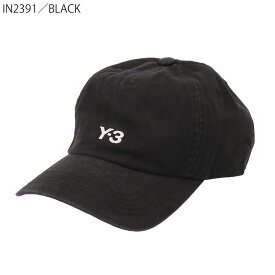 【クーポン5%OFF】アディダス・ワイスリー／ADIDAS・Y-3 ”DAD CAP" メンズ レディース・ロゴ入り・ベースボールキャップ・帽子(ホワイト・ブラック) IN2390・IN2391／TALC・BLACK