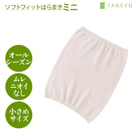 TAKEFU 竹布 ソフトフィットはらまきミニ 腹巻きミニサイズ 子供 小柄な女性 ムレない パチパチしない 天然の抗菌消臭 冷房対策 男女 タケフ ナファ 天然竹繊維 アレルギー 抗菌 敏感肌 アトピー 肌に優しい ギフト プレゼント 春夏秋冬 ネコポス送料無料