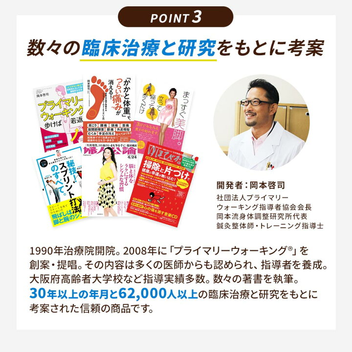 楽天市場】プライマリーウォーキング(R) インソール 姿勢矯正 立ち方 