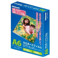 ナカバヤシ【ラミネーター】ラミネートフィルムE2タイプ 100μm・100枚 LPR-A6E2 A6