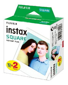 【ゆうパケットで送料無料】FUJIFILM・富士フィルム スクエア2P instax SQUARE SQ10 SQ6 SP-3に対応したフィルム チェキスクエア用フィルム 2P INSTAX SQUARE WW2【転送不可】【unable to transfer】【スーパーロジ】