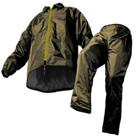【送料無料】Makku レインコート 雨合羽 アジャストマック AS-5100 オリーブ 6Lサイズ
