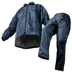 【送料無料】Makku レインコート 雨合羽 アジャストマック AS-5100 ネイビー 6Lサイズ