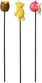 【ゆうパケットで送料無料】SETOCRAFT・セトクラフト SDD-2115-280 フラワーピック3本セット ディズニー Disney クラシックプー CLASSIC POOH