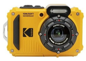 【送料無料】Kodak コダック デジタルカメラ 防水15m 耐衝撃2m PIXPRO WPZ2 イエロー【スーパーロジ】【あす楽対応】