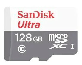 【ゆうパケットで送料無料】SANDISK サンディスク microSDXCカード マイクロSD 海外リテール SDSQUNR-128G-GN6MN Ultra UHS-I R:100MB/s