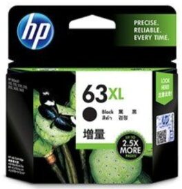 【ゆうパケットで送料無料】HP HP63XL インクカートリッジ ブラック F6U64AA