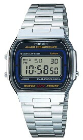 在庫あり【ゆうパケットで送料無料】CASIO・カシオ メンズ A164WA-1QJH スタンダード メタルバンド 日常生活防水 見やすいデジタル表記 A164WA-1 【スーパーロジ】