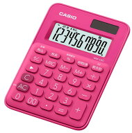 【ゆうパケットで送料無料】CASIO カシオ MW-C8C-RD-N ミニミニジャストタイプ電卓【スーパーロジ】