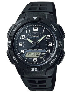 �y�䂤�p�P�b�g�ő��������zCASIO�E�J�V�I �����Y AQ-S800W-1BJH �X�^���_�[�h �r���v