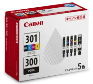 【ゆうパケットで送料無料】 【純正品】Canon キヤノン BCI-301+300/5MP インクタンク BCI-301(BK/C/M/Y)…