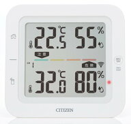 【ゆうパケットで送料無料】シチズン CITIZEN コードレス温湿度計 マルチチャンネル対応 MU-THM527 本体 …