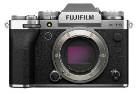 【送料無料】FUJIFILM ミラーレスデジタルカメラ X-T5 シルバー ボディ