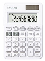 在庫ありキヤノン canon 軽減税率対応電卓 LS-100WT-SW スノーホワイト 