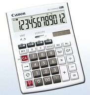 【ゆうパケットで送料無料】キヤノン canon 千万単位機能 軽減税率対応電卓 HS-1250WUC