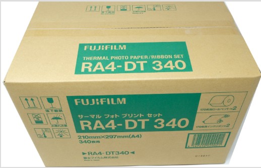 送料無料 FUJIFILM フジフィルム 【お買得！】 サーマルフォトプリントセット A4サイズ RA4-DT340 ASK-4000A用 SALE 72%OFF