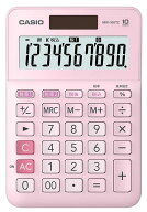 【ゆうパケットで送料無料】CASIO カシオ W税率電卓 ミニジャストタイプ MW-100TC-PK ピンク 【スーパー…