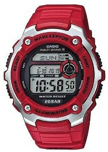 �y�䂤�p�P�b�g�ő��������zCASIO�E�J�V�I SPORTS GEAR 20�C���h��EL�o�b�N���C�g �d�g���v WV-200R-4AJF �r���v