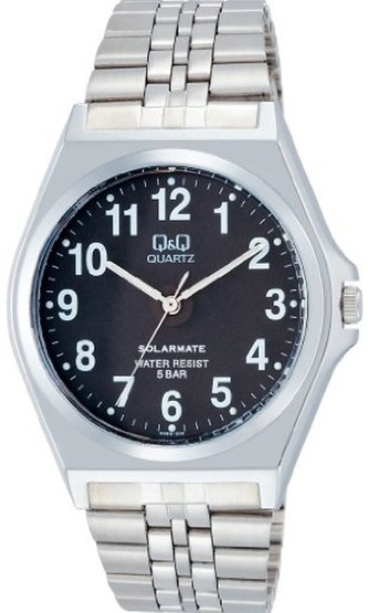 ラッピング無料 ゆうパケットで送料無料 シチズン時計 お買得 Q H980-205 男性用ソーラー腕時計 人気の製品 見やすいソーラー腕時計