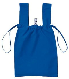 【ゆうパケットで送料無料】MOTTERU クルリト デイリー巾着バック ブルー MO-1103-001 レジかごバック