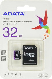 【ゆうパケットで送料無料】ADATA マイクロSDカード32GBクラス10 Class10 AUSDH32GUICL10-RA1