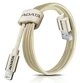 【ゆうパケットで送料無料】ADATA AMFIAL-100CMK-CGD Lightningケーブル Aluminum 100cm ゴールド【楽ギフ_包装】Apple MFi 認証済