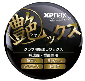 在庫あり【ゆうパケットで送料無料】Xanax ザナックス BAOTYX1 艶ックス グラブ用艶出しワックス ベースボール 野球 グローブ 【楽ギフ_包装】 【スーパーロジ】