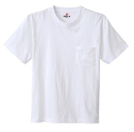 【ゆうパケットで送料無料】 ヘインズ BEEFY-T H5190 010 Sサイズ ホワイト ポケットTシャツ 無地 半袖 メンズ レディース ユニセックス Hanes ビーフィー コットン100% POCKET T-SHIRT 白T