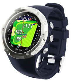 【送料無料】SHOT NAVI W1 - Evolve 腕時計型 ゴルフ GPSナビ 距離測定器 ネイビー×シルバー 2242009【楽ギフ_包装】