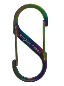 【2/28までポイント10倍】【ゆうパケットで送料無料】NITE IZE NI00741 エスビナー #3 スペクトラム Sカラビナー Sシリーズ ナイトアイズ