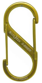 【1/30までポイント10倍】【ゆうパケットで送料無料】NITE IZE NI02707 エスビナーブラス #2 Sカラビナー Sシリーズ ブラスシリーズ 日本限定アイテム ナイトアイズ