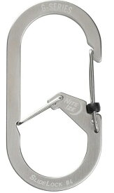 【1/30までポイント10倍】【ゆうパケットで送料無料】NITE IZE NI59247 Gカラビナー スライドロック #4 ステンレスシルバー Gカラビナー Gシリーズ G型カラビナ スライドロック機能 ナイトアイズ