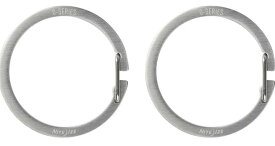 【1/30までポイント10倍】【ゆうパケットで送料無料】NITE IZE NI59264 OS-11-2R6 O(オー)キーリング ステンレスシルバー 2個入り Oシリーズ ダブルリング ナイトアイズ