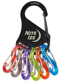 【1/30までポイント10倍】【ゆうパケットで送料無料】NITE IZE NI01525 キーラック キーアクセサリー カラビナ 色分け ナイトアイズ
