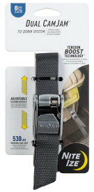 【1/30までポイント10倍】【ゆうパケットで送料無料】NITE IZE NI59226 デュアルカムジャム タイダウンストラップ 8フィート アウトドアギア 荷締めベルト カヌー バイク 木材 大型荷物 ナイトアイズ