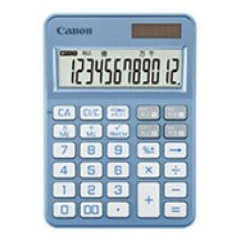 【ゆうパケットで送料無料】キヤノン Canon 電卓 KS-126WUV-BG JPN SOB 12桁ミニ卓上電卓 千万単位表示機能 抗ウイルス・抗菌仕様