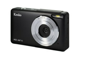 【ゆうパケットで送料無料】ケンコー Kenko デジタルカメラ KC-AF11 BK ブラック 日常を気軽に撮って楽しむお散歩カメラ 500万画素