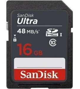 y䂤pPbgőzSanDisk TfBXN SDSDUNS-016G-GN3IN COpbP[W Ultra SDHCJ[h 16GB