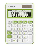 【ゆうパケットで送料無料】キヤノン Canon LS-105WUC-GR JPN SOB グリーン カラフル電卓 千万単位表示 1…