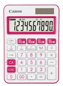 【ゆうパケットで送料無料】キヤノン Canon LS-105WUC-PK JPN SOB ピンク カラフル電卓 千万単位表示 10桁 ミニ卓上電卓