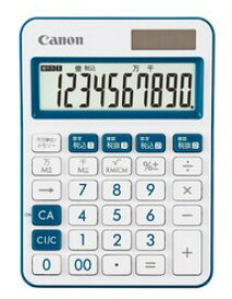 【ゆうパケットで送料無料】キヤノン Canon LS-105WUC-NV JPN SOB ネイビー カラフル電卓 千万単位表示 10桁 ミニ卓上電卓