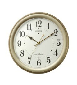 【送料無料】RHYTHM リズム時計 4MYA36-065 電波時計 掛時計 CITIZEN