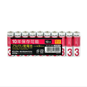 �y�䂤�p�P�b�g�ő��������zELPA LR6-AD10SBS �A���J�����d�r 1.5V �P3�` AA �P3×10 �h�Гd�r 10�N�ۑ� 10�{�p�b�N �G���p
