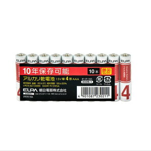 �y�䂤�p�P�b�g�ő��������zELPA LR03-AD10SBS �A���J�����d�r 1.5V �P4�` AAA �P4×10 �h�Гd�r 10�N�ۑ� 10�{�p�b�N �G���p