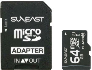 �݌ɂ���y�䂤�p�P�b�g�ő��������zSUNEAST microSDXC CARD SE-MCSD064GS1 64GB UHS-I CLASS10 �}�C�N��SD