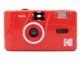 【送料無料】KODAK フィルムカメラ M38 フレイムスカーレット レッド 35ミリフィルムカメラ フラッシュ内蔵 レトロ コダック