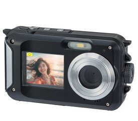 【ゆうパケットで送料無料】防水防塵デジタルカメラ W150-VS-BK 水深3メートル防水でプールや海水浴にも 動画もOK ユーチューブにも VERSOS ベルソス コンパクトデジタルカメラ